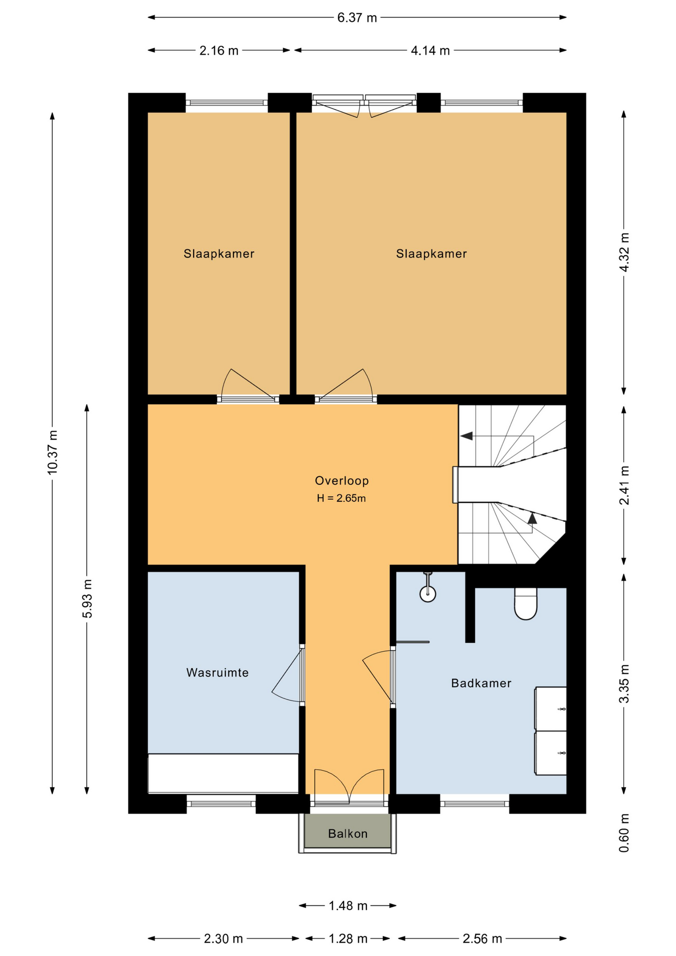 Aresstraat 15 - 1363 VJ - almere-plattegrond-2